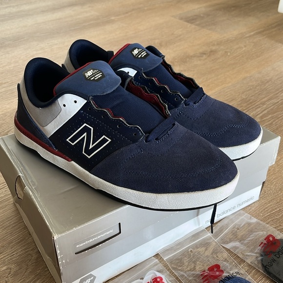 New Balance numeric 533v2 
Men's Navy and Red Sneakers - Picture 9 of 10